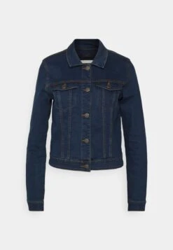 NMDEBRA JACKET - Jeansjacke - Dark Blue Denim -Fashion Verkauf ff5d487bccf64ec796ceb76f859c10f9