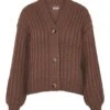 Noisy May Cardigan "Steve" In Braun -Fashion Verkauf noisy may cardigan steve in braun