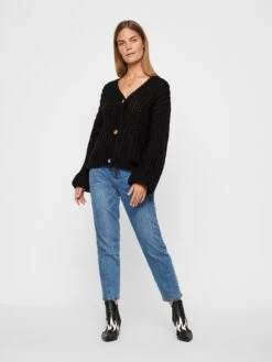 Noisy May Cardigan "Steve" In Schwarz -Fashion Verkauf noisy may cardigan steve in schwarz 2