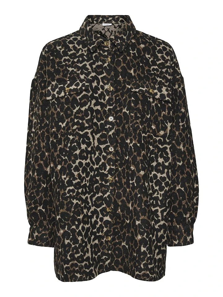 Noisy May Hemdjacke "Flanny" In Schwarz/ Sand 3 Noisy May Hemdjacke "Flanny" In Schwarz/ Sand