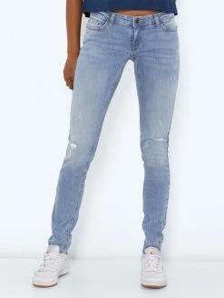 Noisy May Jeans "Bob" - Skinny Fit - In Hellblau -Fashion Verkauf noisy may jeans bob skinny fit in hellblau 2
