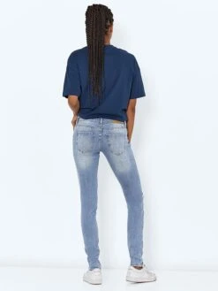 Noisy May Jeans "Bob" - Skinny Fit - In Hellblau -Fashion Verkauf noisy may jeans bob skinny fit in hellblau 4