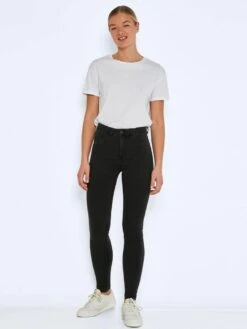 Noisy May Jeans In Dark Grey Denim -Fashion Verkauf noisy may jeans in dark grey denim 2