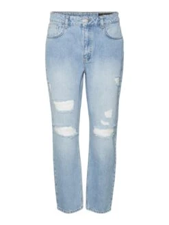 Noisy May Jeans "Nmisabel" - Mom Fit - In Hellblau