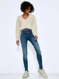 Noisy May Jeans "Nmlucy" - Skinny Fit - In Blau 12 Noisy May Jeans "Nmlucy" - Skinny Fit - In Blau -Fashion Verkauf noisy may jeans nmlucy skinny fit in blau 3