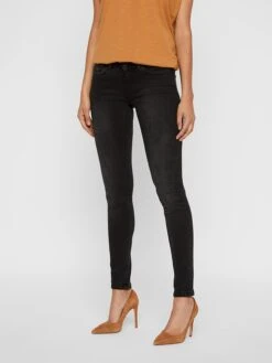 Noisy May Jeans - Skinny Fit - In Anthrazit
