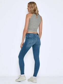 Noisy May Jeans - Skinny Fit - In Blau 13 Noisy May Jeans - Skinny Fit - In Blau -Fashion Verkauf noisy may jeans skinny fit in blau 4