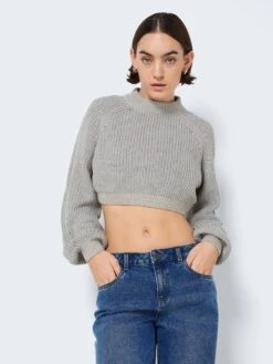 Noisy May Pullover "Frankie" In Grau