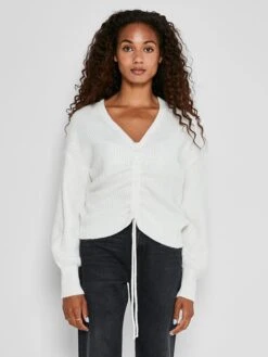 Noisy May Pullover "Gitte" In Weiß -Fashion Verkauf noisy may pullover gitte in weiss 3