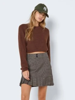 Noisy May Pullover "Neel" In Braun