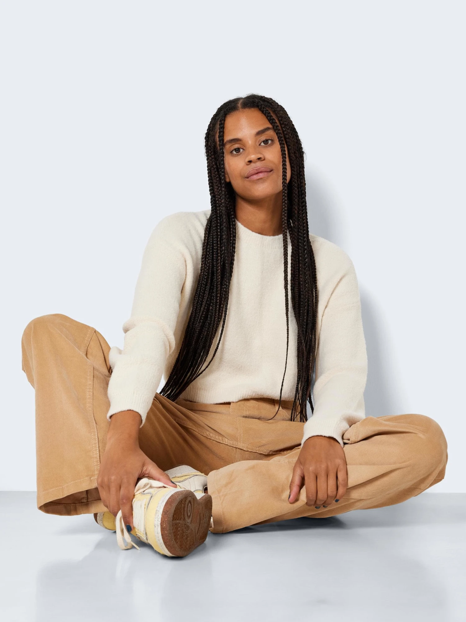 Noisy May Pullover "Neel" In Creme 4 Noisy May Pullover "Neel" In Creme - Image 2