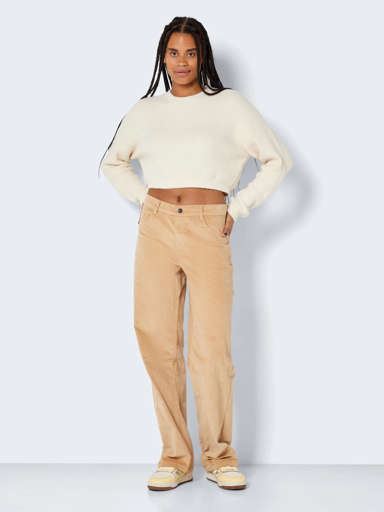 Noisy May Pullover "Neel" In Creme 5 Noisy May Pullover "Neel" In Creme - Image 3