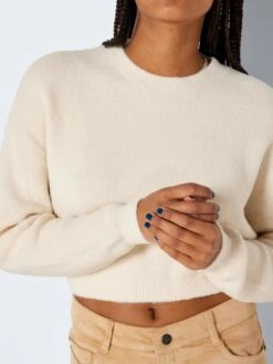 Noisy May Pullover "Neel" In Creme 12 Noisy May Pullover "Neel" In Creme -Fashion Verkauf noisy may pullover neel in creme 4