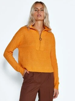 Noisy May Pullover "Newalice" In Orange -Fashion Verkauf noisy may pullover newalice in orange 1