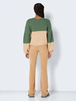 Noisy May Pullover "Poppy" In Beige/ Grün -Fashion Verkauf noisy may pullover poppy in beige grun 1