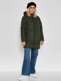 Fashion Verkauf -Fashion Verkauf noisy may steppmantel nmdalcon in dunkelgrun 1