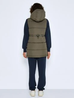 Noisy May Steppweste "Aurora" In Khaki -Fashion Verkauf noisy may steppweste aurora in khaki 3