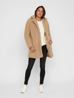 Noisy May Teddymantel "Gabi" In Hellbraun -Fashion Verkauf noisy may teddymantel gabi in hellbraun 2