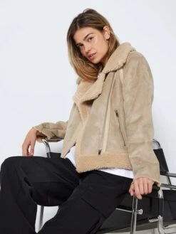 Noisy May Übergangsjacke "Sherri" In Beige